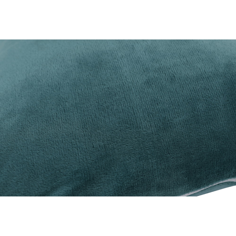 Pernă, material textil de catifea petrol, 60x60, OLAJA TIPUL 5