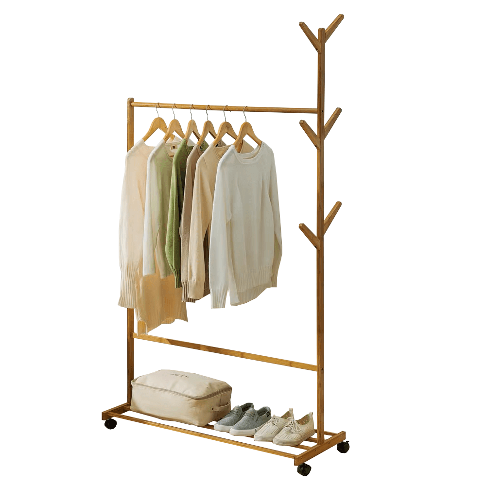 Stander haine, bambus, lăţime 100 cm, VIKIR TYP 3