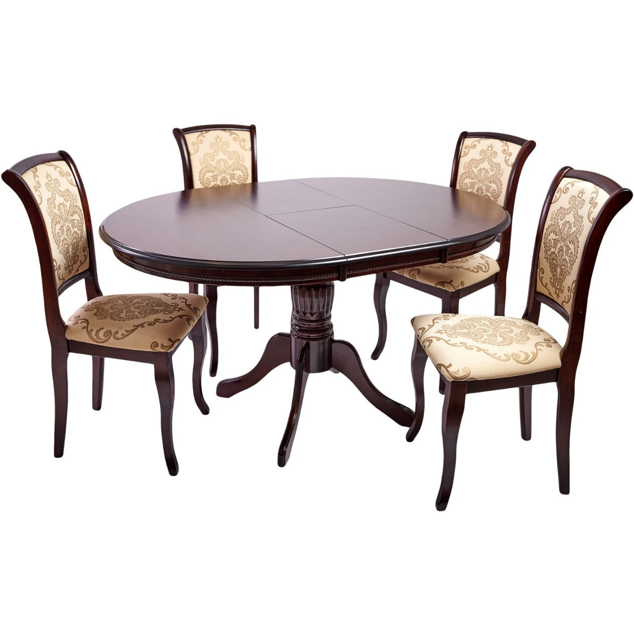 Set masa Olivia + 4 scaune Milano wenge-0