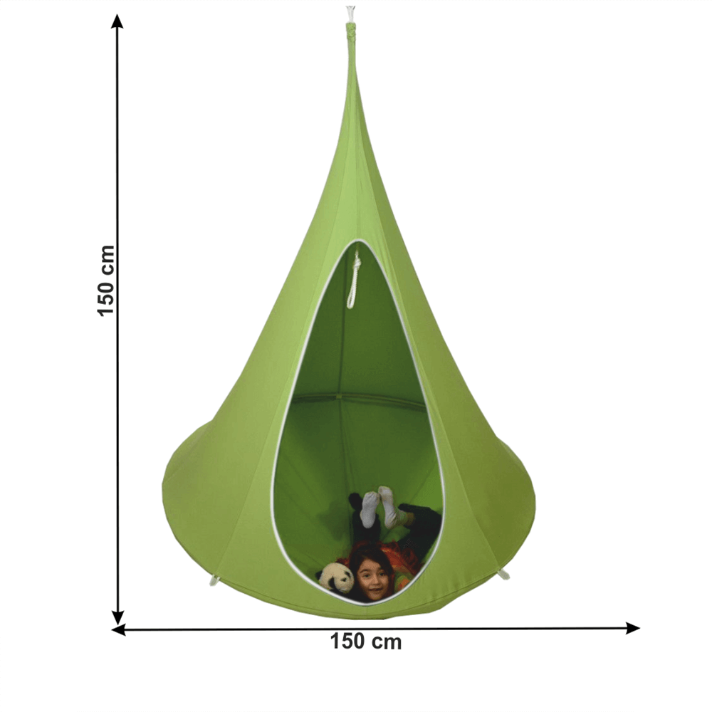 Scaun suspendabil balansoar, verde, KLORIN NEW KLASIK