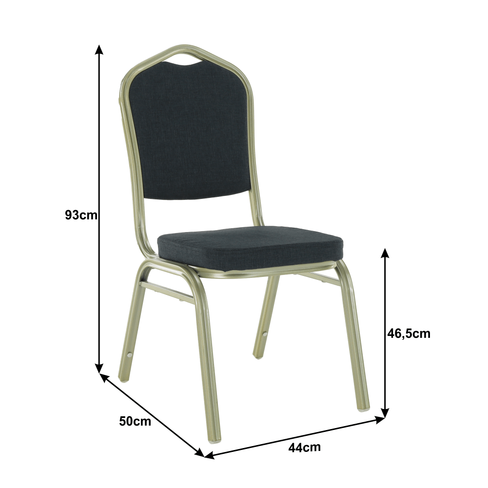 Scaun, gri/champagne, ZINA 2 NEW