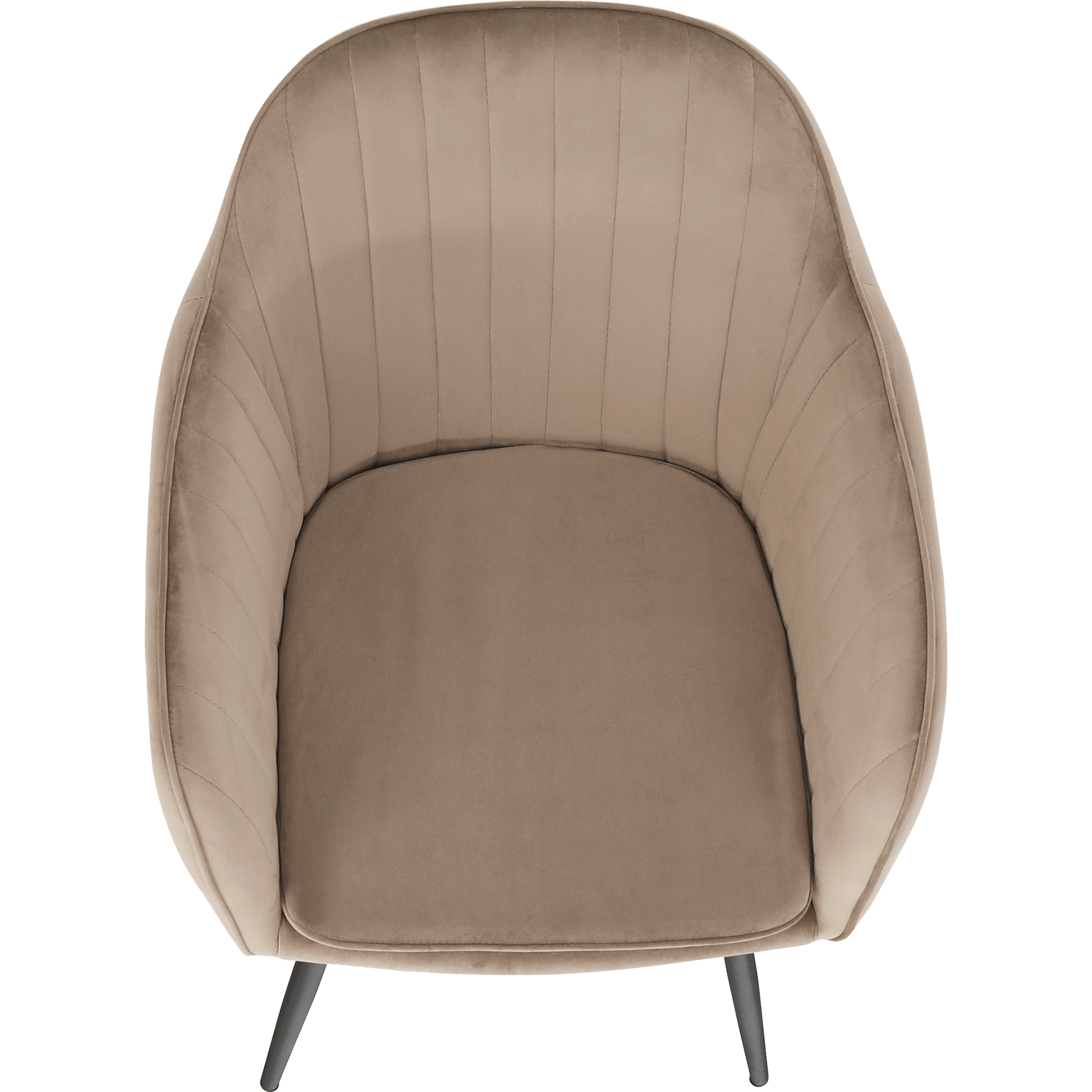 Fotoliu de design, catifea Velvet gri maroniu Taupe, ZIRKON