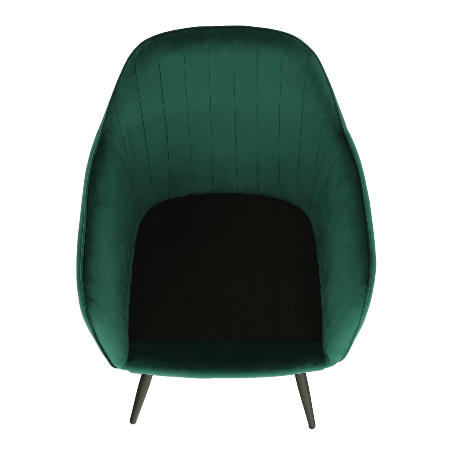 Fotoliu de design, catifea Velvet smarald, ZIRKON